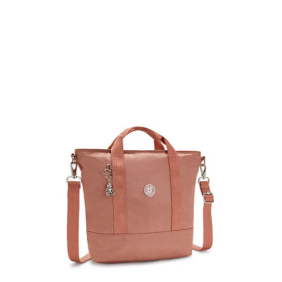 Kipling Angel Tote Bags Warm Rose | CA 1435LI